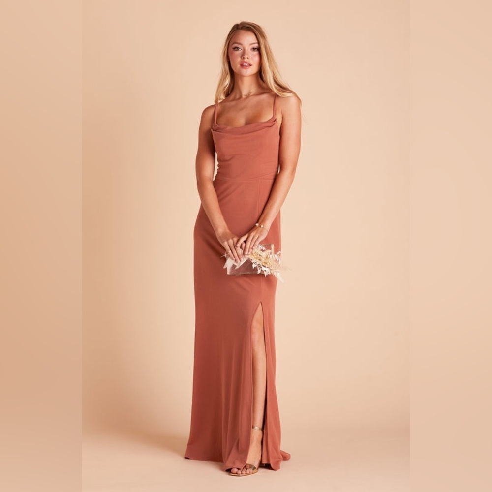 Birdy Grey ASH Dress - MEDIUM (6) - TERRACOTTA color